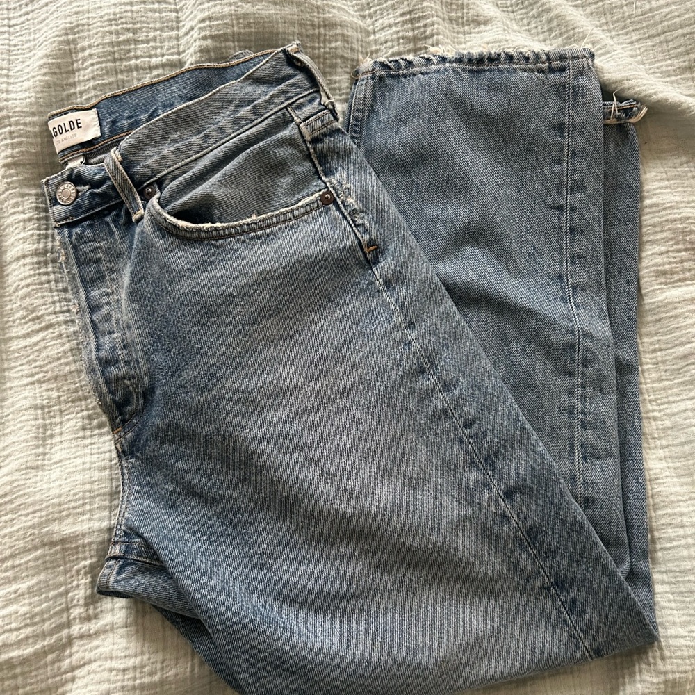 Agolde Parker Low Slung Straight Jeans